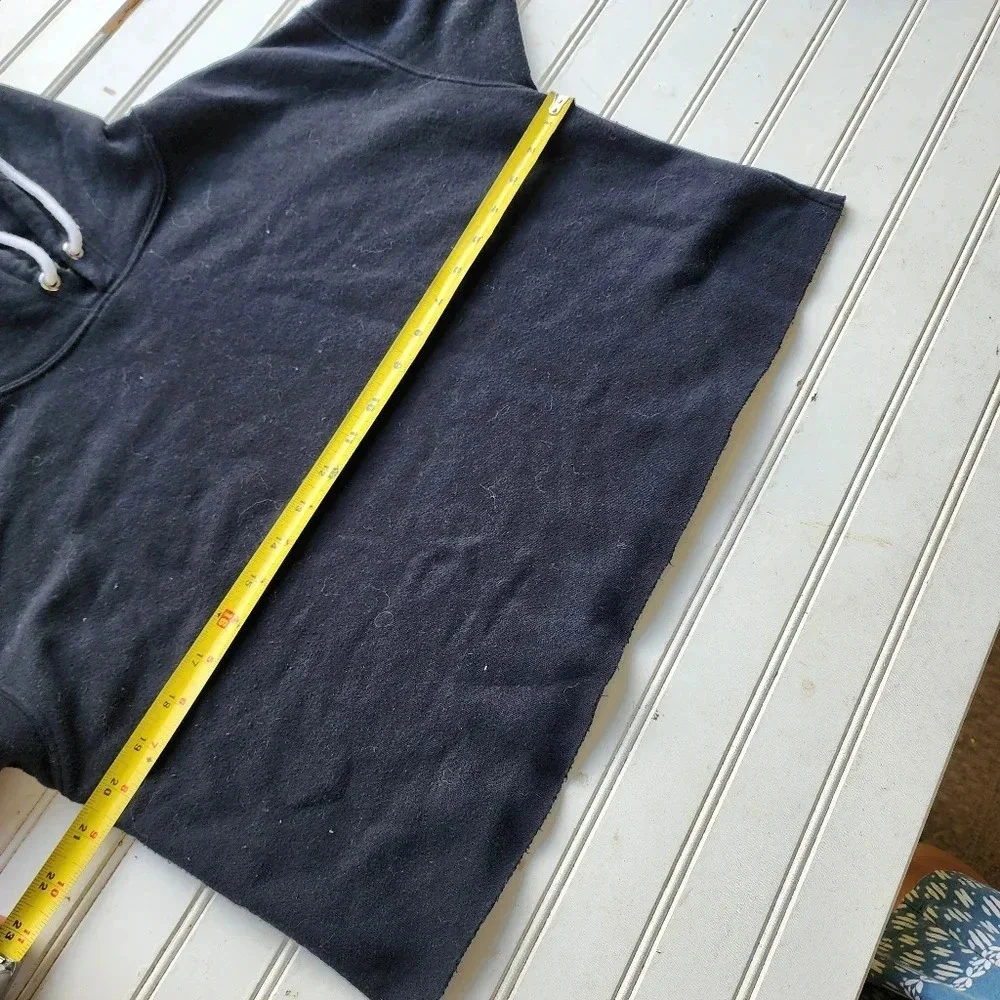 Wild Fable Women’s Cropped Hoodie Sweatshirt Black Ebony Pullover Sz S - Picture 7 of 10